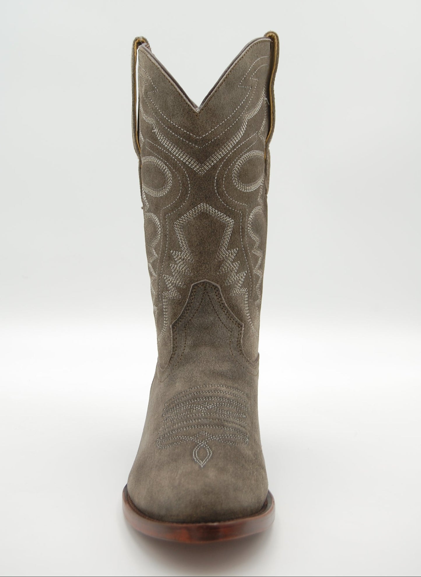 Bota Oval Gamuza Gris